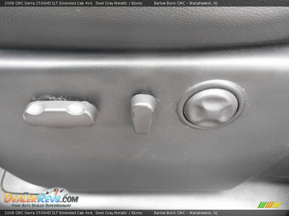 2008 GMC Sierra 2500HD SLT Extended Cab 4x4 Steel Gray Metallic / Ebony Photo #10