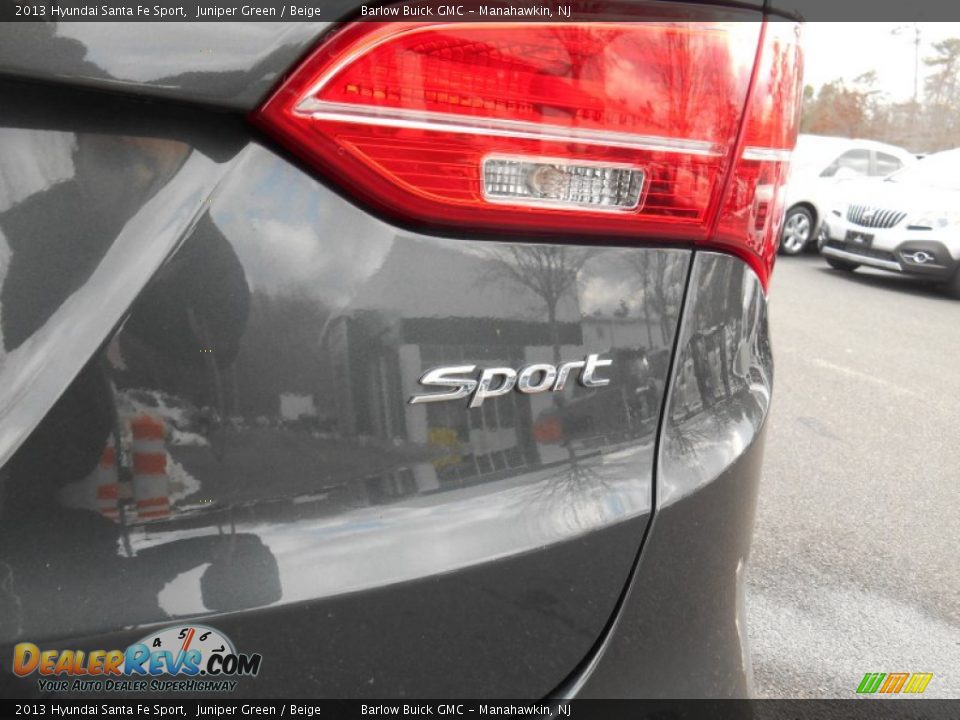 2013 Hyundai Santa Fe Sport Juniper Green / Beige Photo #6
