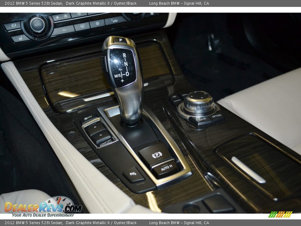 2012 BMW 5 Series 528i Sedan Dark Graphite Metallic II / Oyster/Black Photo #21