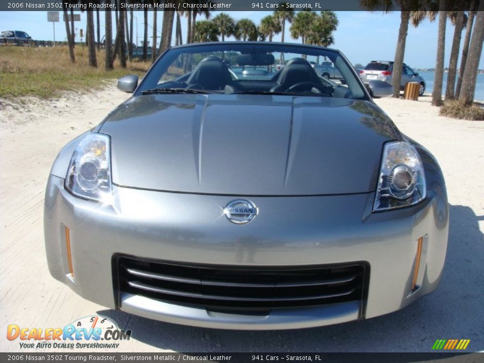 2006 Nissan 350Z Touring Roadster Silverstone Metallic / Charcoal Leather Photo #2