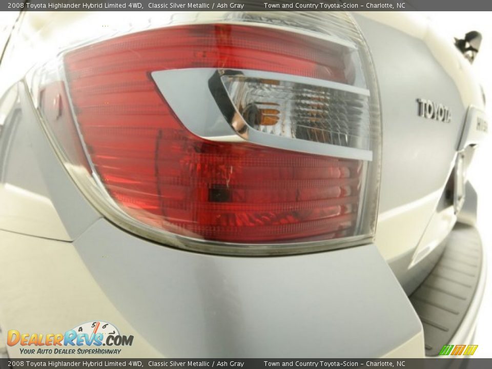 2008 Toyota Highlander Hybrid Limited 4WD Classic Silver Metallic / Ash Gray Photo #17