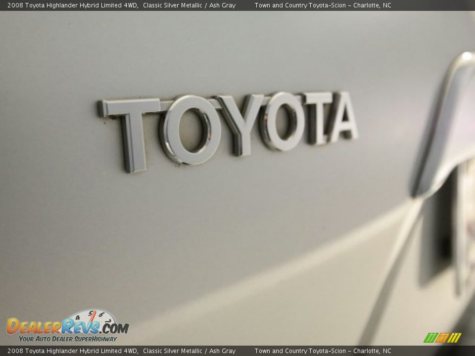 2008 Toyota Highlander Hybrid Limited 4WD Classic Silver Metallic / Ash Gray Photo #18