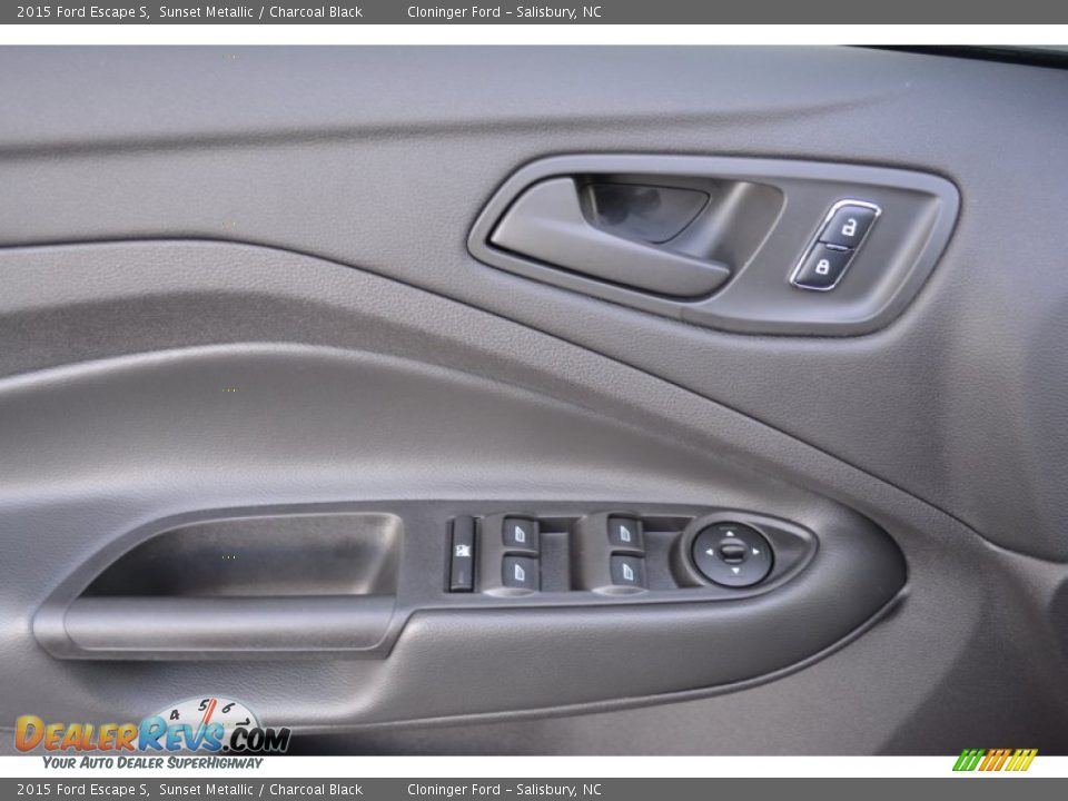 2015 Ford Escape S Sunset Metallic / Charcoal Black Photo #5