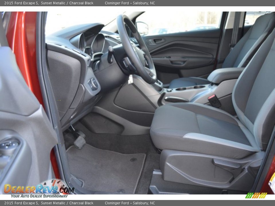 2015 Ford Escape S Sunset Metallic / Charcoal Black Photo #6