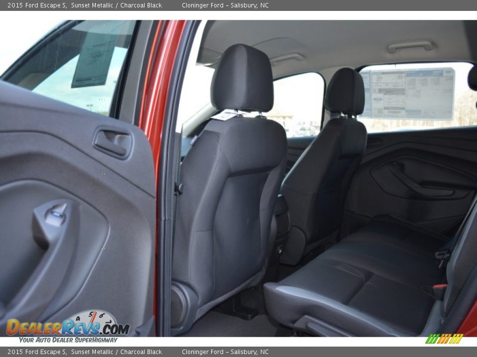 2015 Ford Escape S Sunset Metallic / Charcoal Black Photo #9