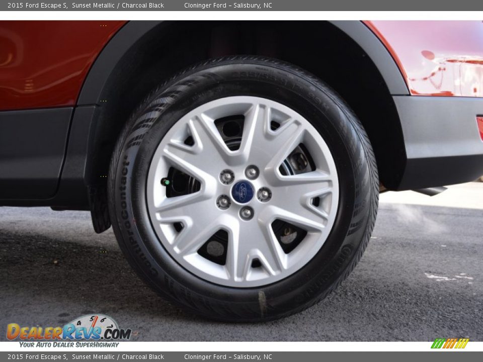 2015 Ford Escape S Sunset Metallic / Charcoal Black Photo #11