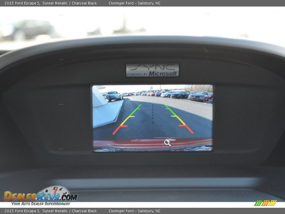 2015 Ford Escape S Sunset Metallic / Charcoal Black Photo #13