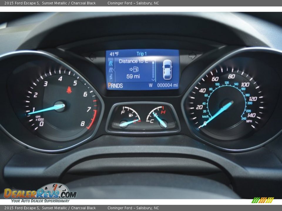 2015 Ford Escape S Sunset Metallic / Charcoal Black Photo #17