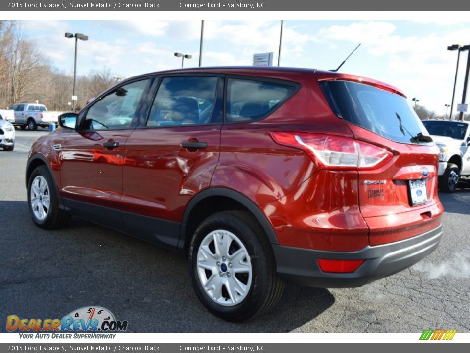 2015 Ford Escape S Sunset Metallic / Charcoal Black Photo #20