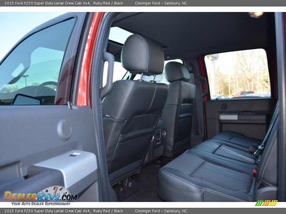 2015 Ford F250 Super Duty Lariat Crew Cab 4x4 Ruby Red / Black Photo #9