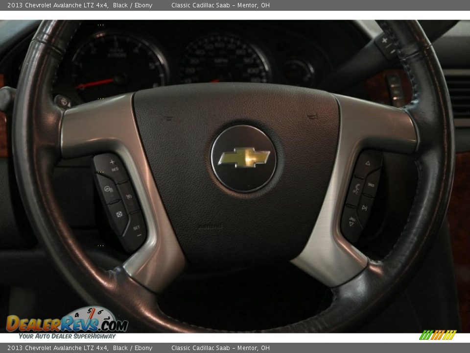 2013 Chevrolet Avalanche LTZ 4x4 Black / Ebony Photo #9
