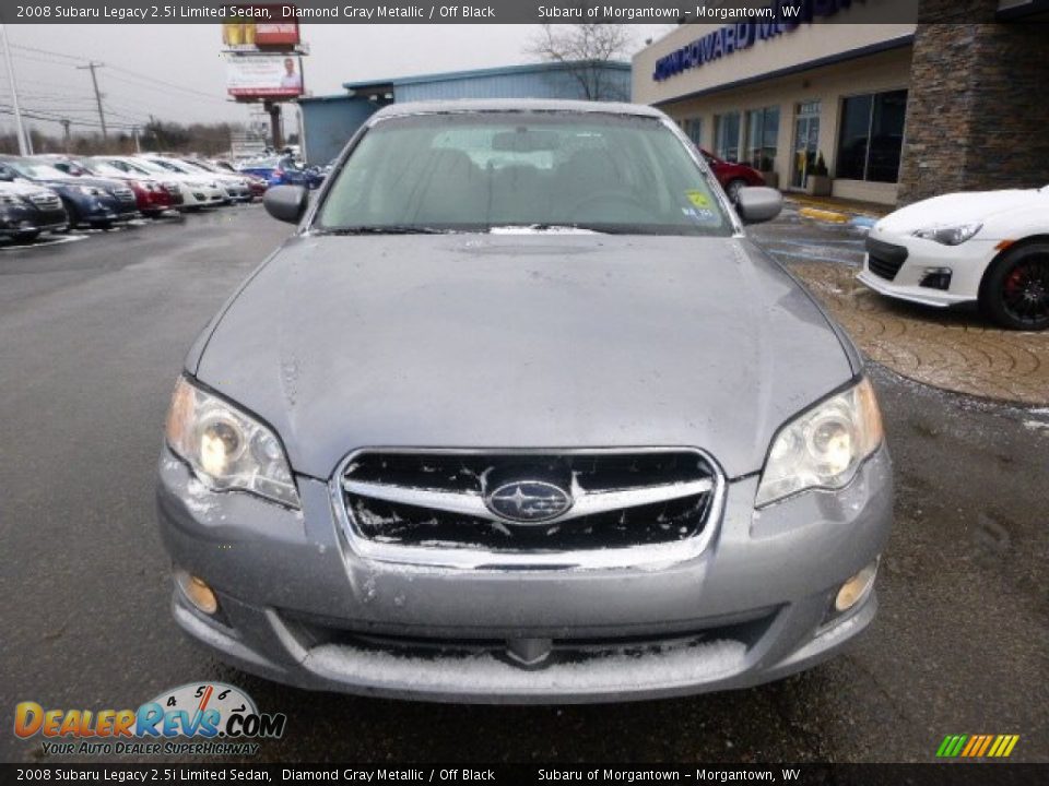 2008 Subaru Legacy 2.5i Limited Sedan Diamond Gray Metallic / Off Black Photo #8