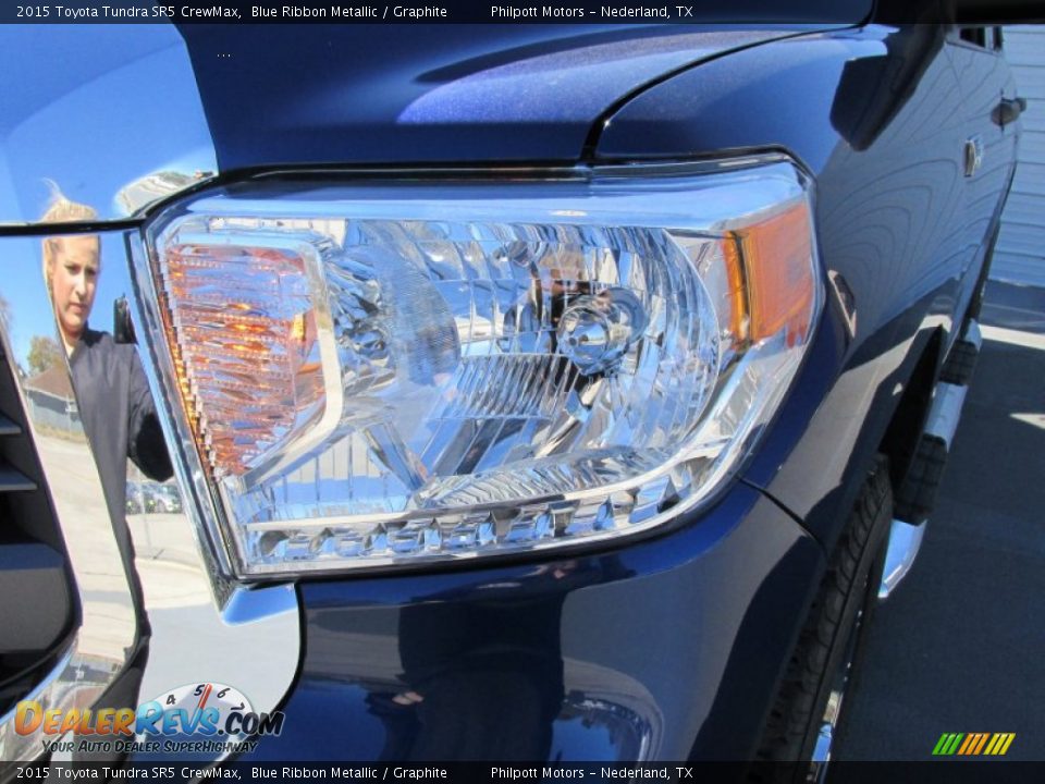 2015 Toyota Tundra SR5 CrewMax Blue Ribbon Metallic / Graphite Photo #9