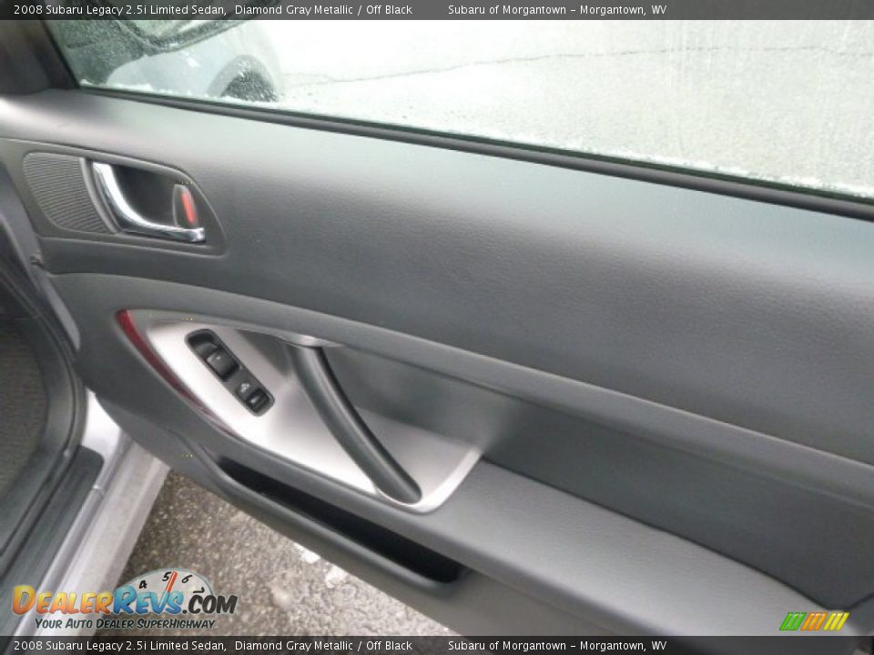 2008 Subaru Legacy 2.5i Limited Sedan Diamond Gray Metallic / Off Black Photo #13