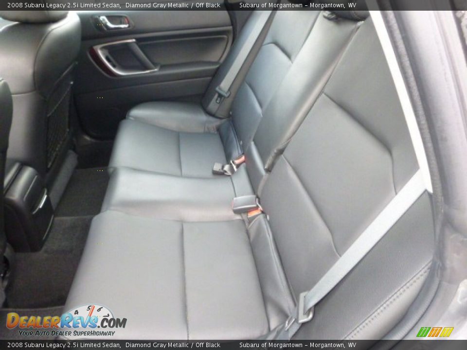 2008 Subaru Legacy 2.5i Limited Sedan Diamond Gray Metallic / Off Black Photo #16