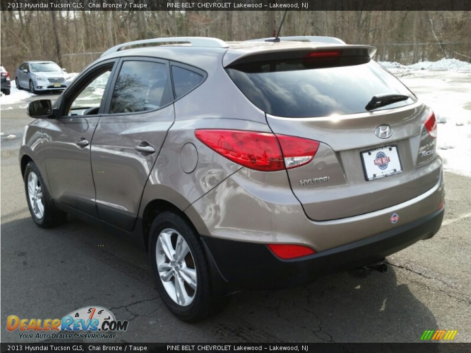 2013 Hyundai Tucson GLS Chai Bronze / Taupe Photo #11