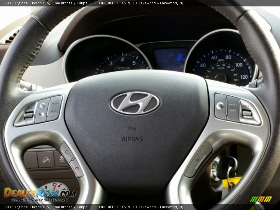 2013 Hyundai Tucson GLS Chai Bronze / Taupe Photo #15