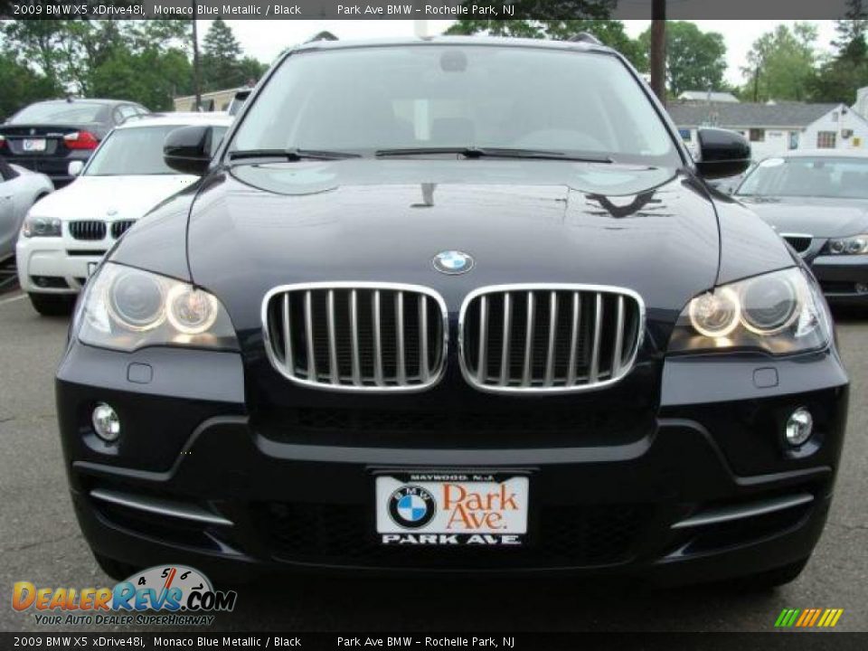 2009 BMW X5 xDrive48i Monaco Blue Metallic / Black Photo #3