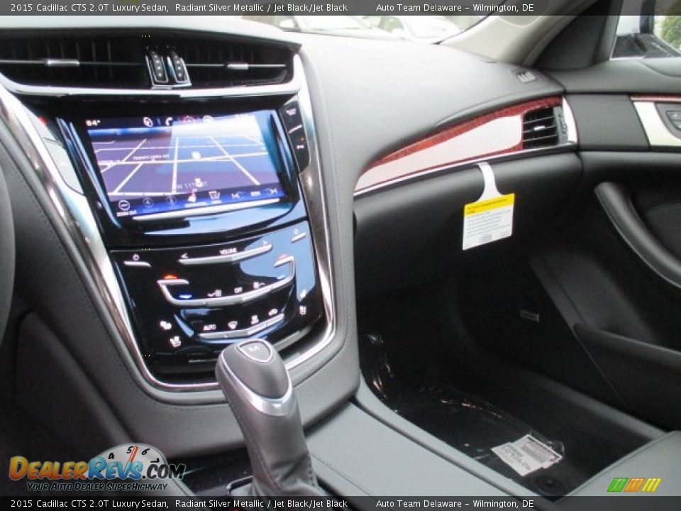 2015 Cadillac CTS 2.0T Luxury Sedan Radiant Silver Metallic / Jet Black/Jet Black Photo #8