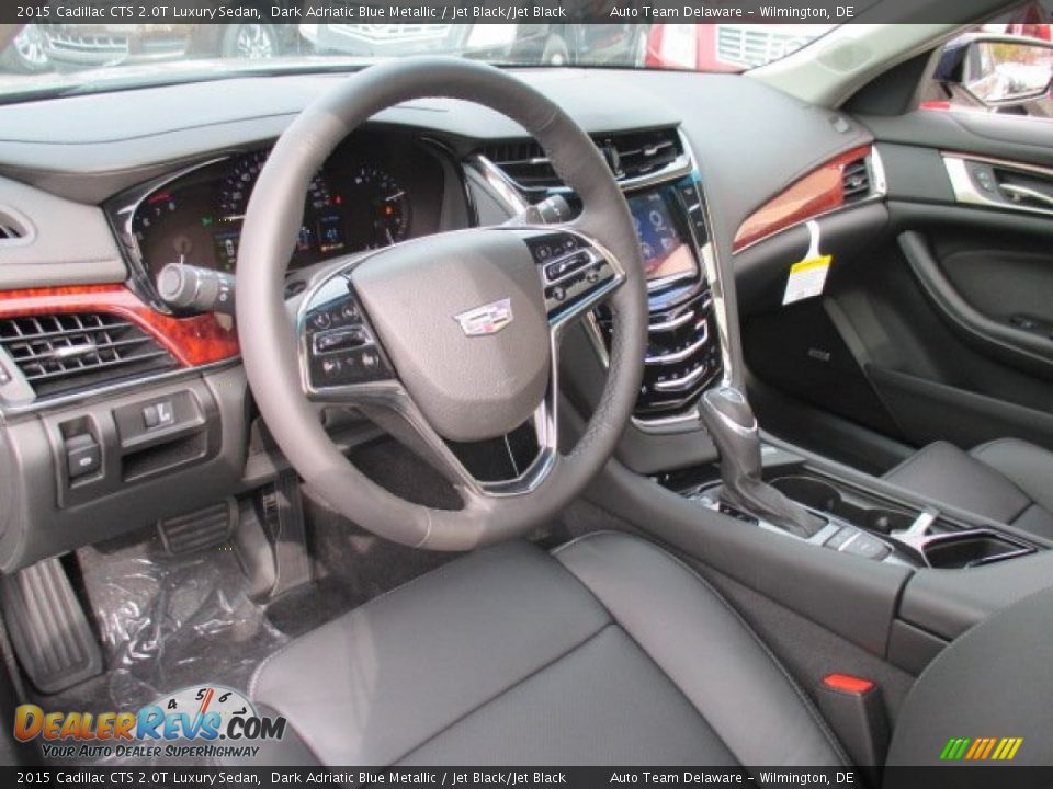 Jet Black/Jet Black Interior - 2015 Cadillac CTS 2.0T Luxury Sedan Photo #6