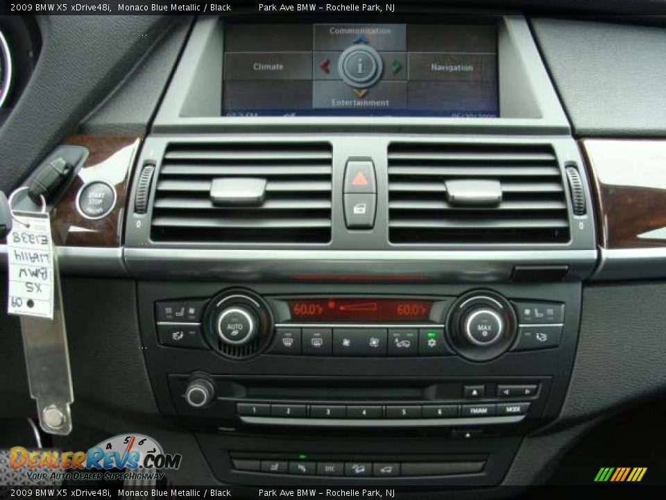 2009 BMW X5 xDrive48i Monaco Blue Metallic / Black Photo #15