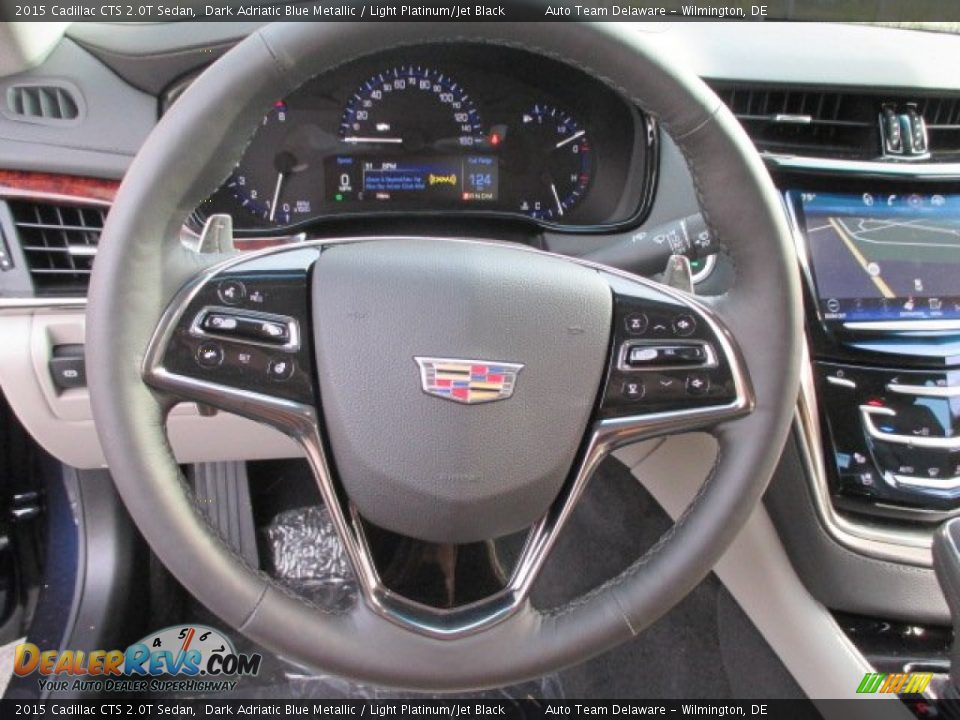 2015 Cadillac CTS 2.0T Sedan Steering Wheel Photo #7