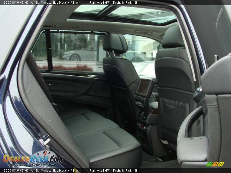 2009 BMW X5 xDrive48i Monaco Blue Metallic / Black Photo #20