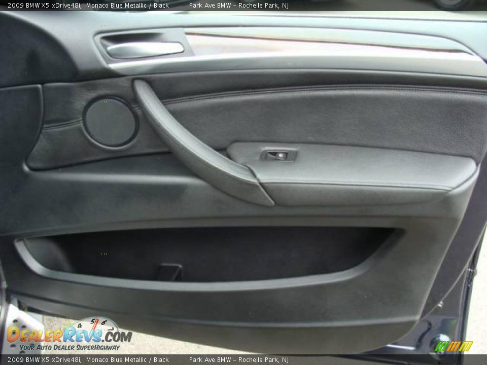 2009 BMW X5 xDrive48i Monaco Blue Metallic / Black Photo #22