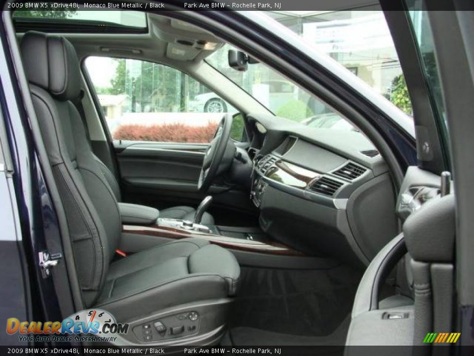 2009 BMW X5 xDrive48i Monaco Blue Metallic / Black Photo #23