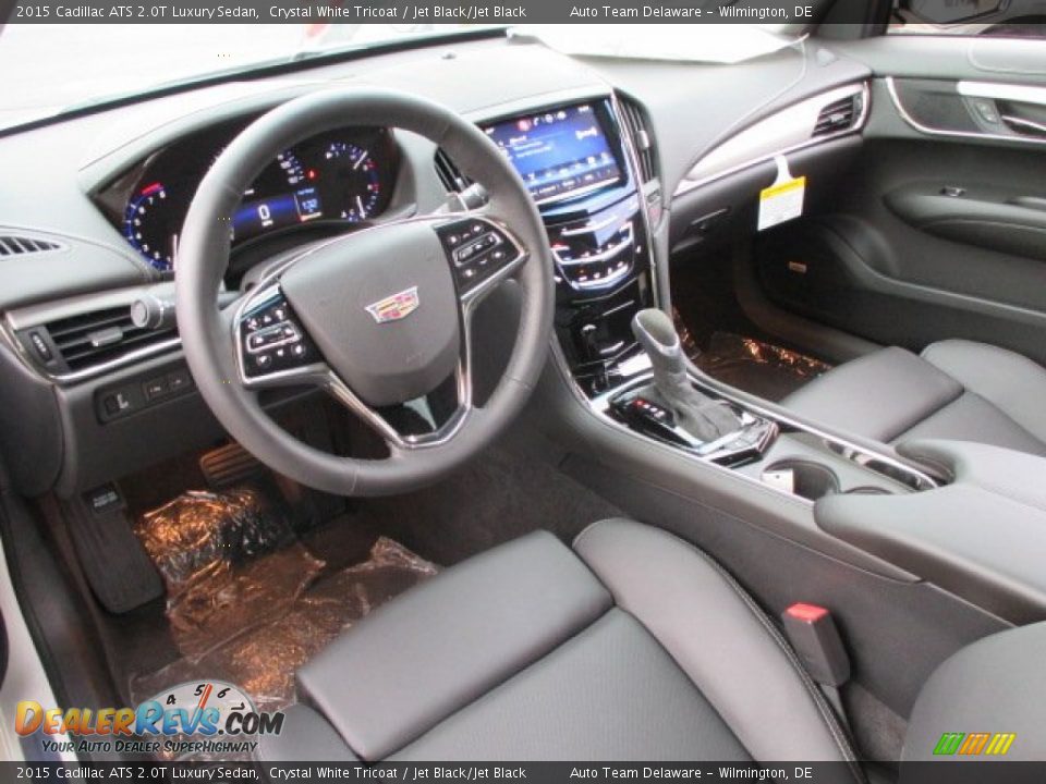 Jet Black/Jet Black Interior - 2015 Cadillac ATS 2.0T Luxury Sedan Photo #6