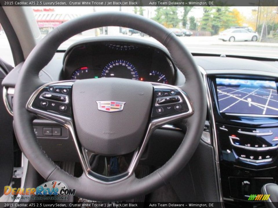 2015 Cadillac ATS 2.5 Luxury Sedan Steering Wheel Photo #7