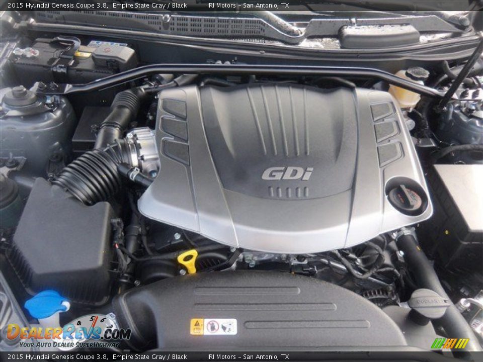 2015 Hyundai Genesis Coupe 3.8 3.8 Liter GDI DOHC 24-Valve DCVVT V6 Engine Photo #2