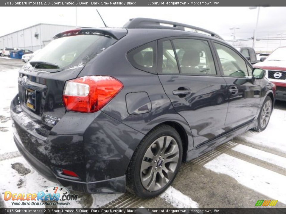 2015 Subaru Impreza 2.0i Sport Limited 5 Door Dark Gray Metallic / Black Photo #3