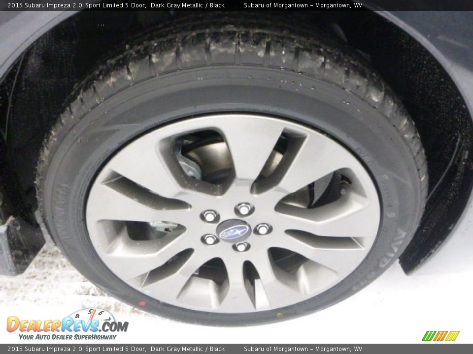2015 Subaru Impreza 2.0i Sport Limited 5 Door Dark Gray Metallic / Black Photo #9
