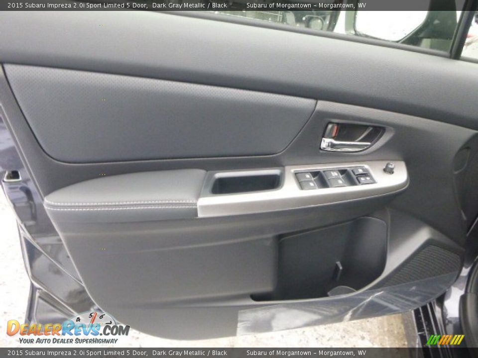 2015 Subaru Impreza 2.0i Sport Limited 5 Door Dark Gray Metallic / Black Photo #15