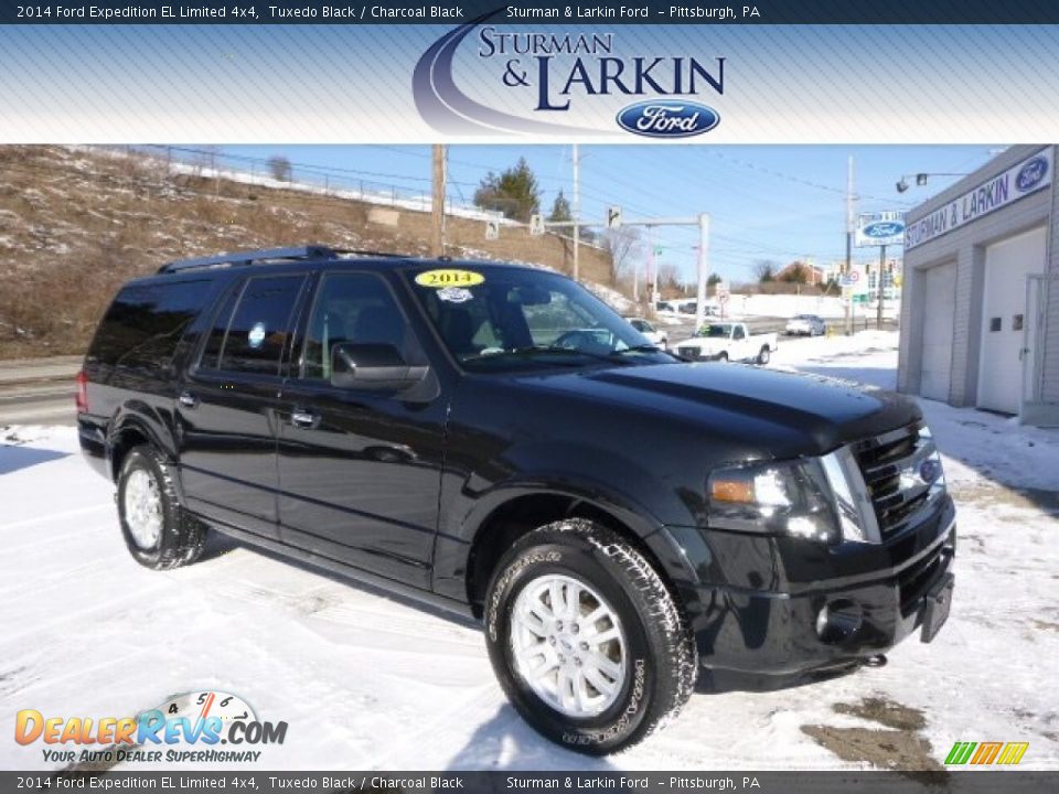 2014 Ford Expedition EL Limited 4x4 Tuxedo Black / Charcoal Black Photo #1