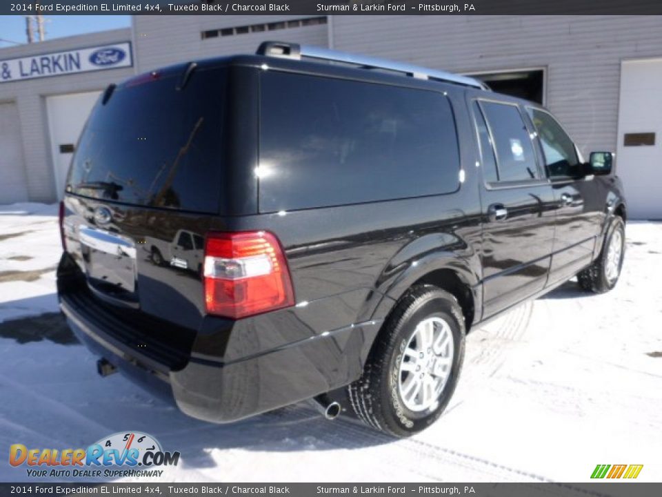 2014 Ford Expedition EL Limited 4x4 Tuxedo Black / Charcoal Black Photo #3