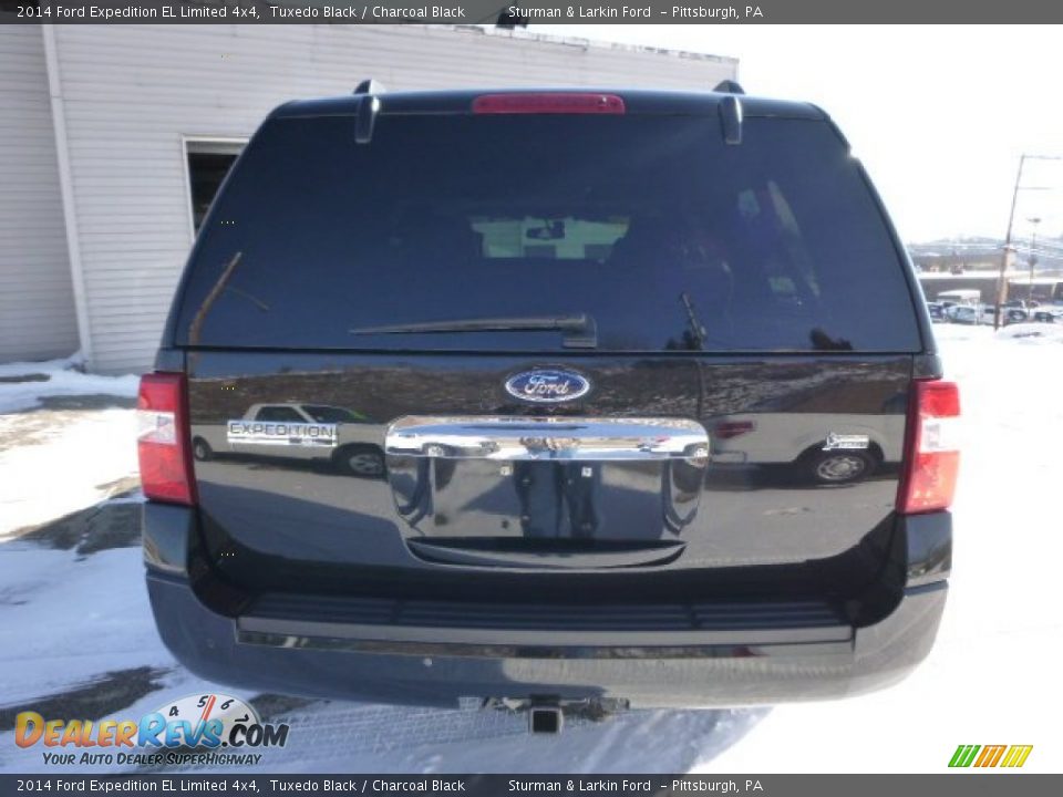 2014 Ford Expedition EL Limited 4x4 Tuxedo Black / Charcoal Black Photo #4