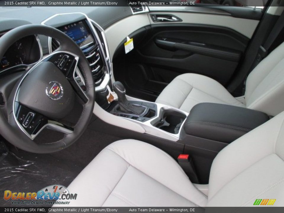 Light Titanium/Ebony Interior - 2015 Cadillac SRX FWD Photo #6