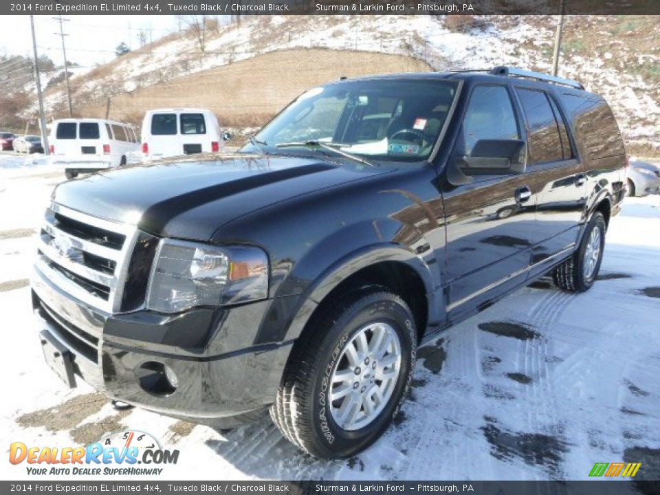 2014 Ford Expedition EL Limited 4x4 Tuxedo Black / Charcoal Black Photo #8