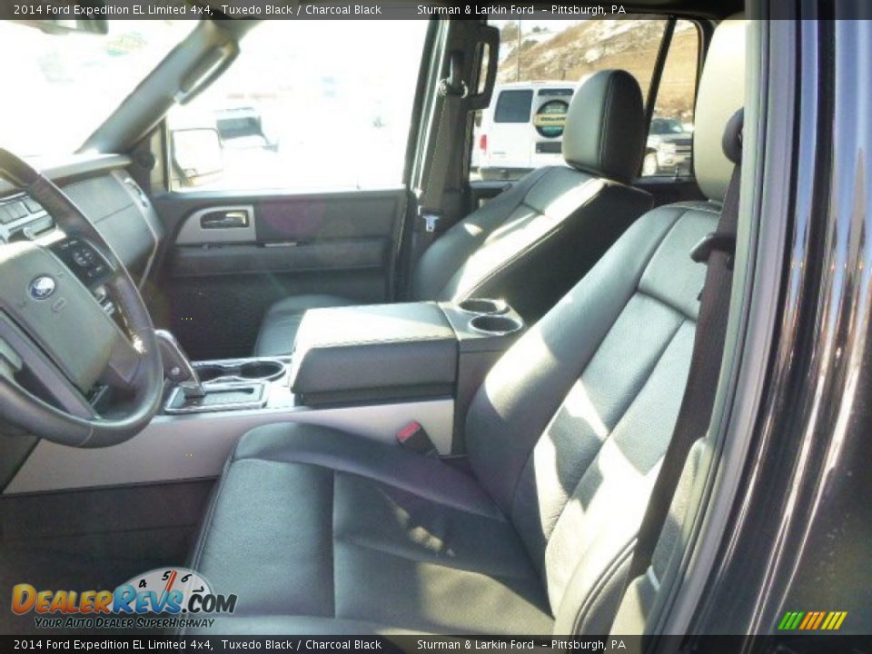 2014 Ford Expedition EL Limited 4x4 Tuxedo Black / Charcoal Black Photo #10