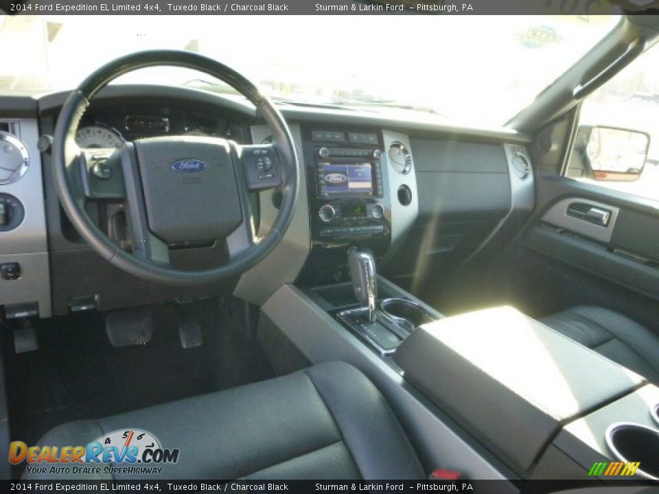 2014 Ford Expedition EL Limited 4x4 Tuxedo Black / Charcoal Black Photo #13