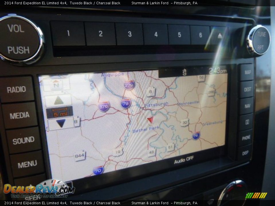 2014 Ford Expedition EL Limited 4x4 Tuxedo Black / Charcoal Black Photo #16