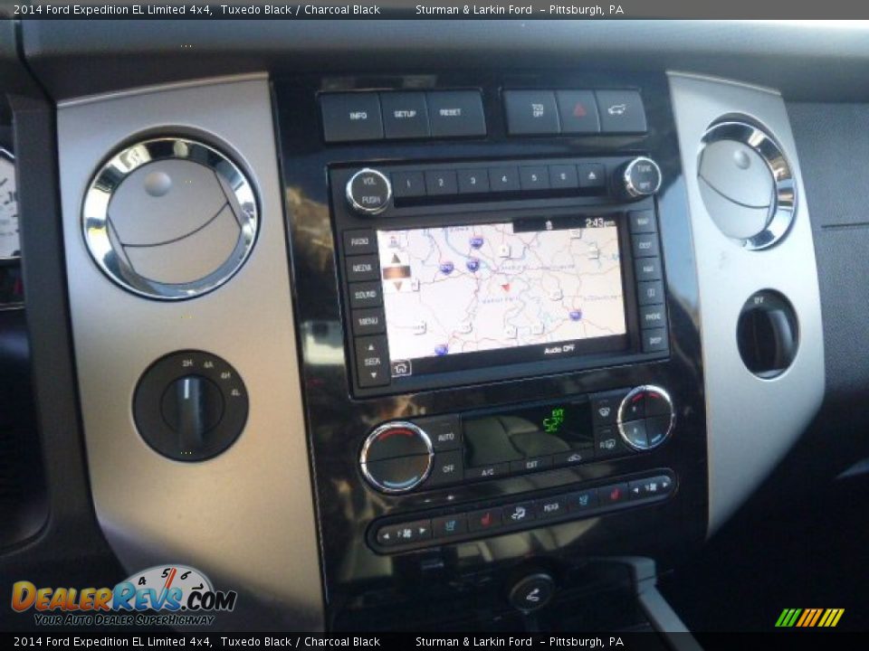 2014 Ford Expedition EL Limited 4x4 Tuxedo Black / Charcoal Black Photo #17