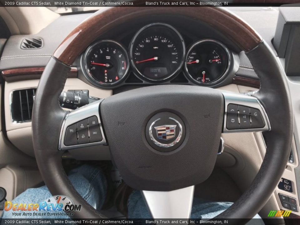 2009 Cadillac CTS Sedan Steering Wheel Photo #8