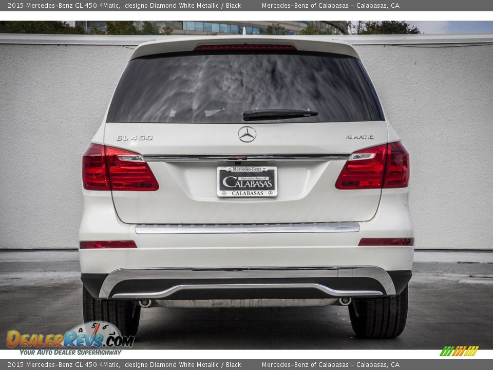 2015 Mercedes-Benz GL 450 4Matic designo Diamond White Metallic / Black Photo #3