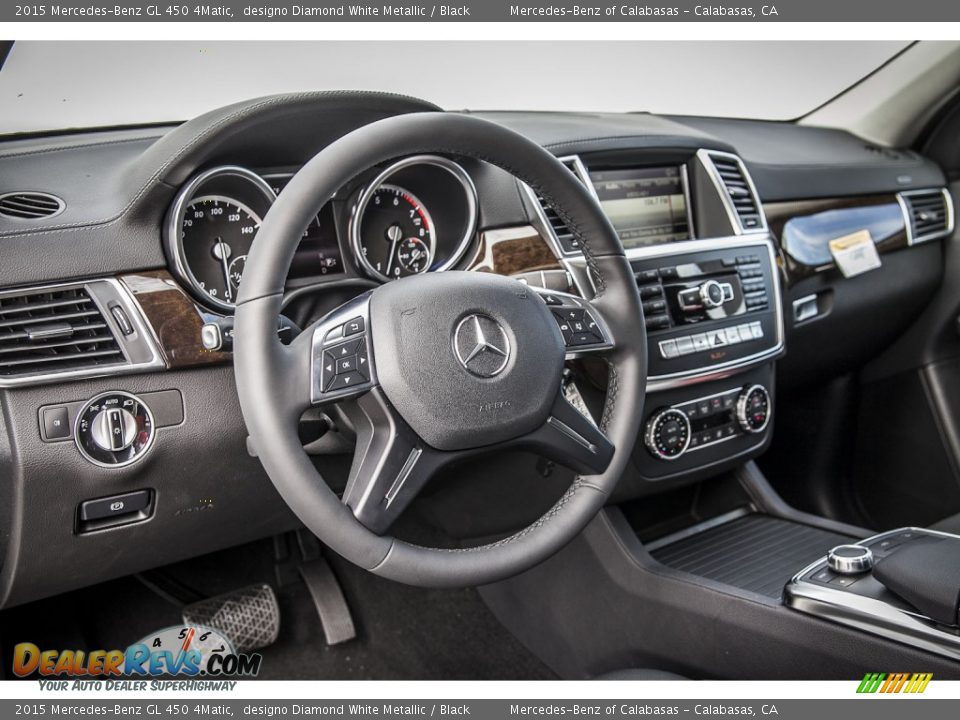 2015 Mercedes-Benz GL 450 4Matic designo Diamond White Metallic / Black Photo #5