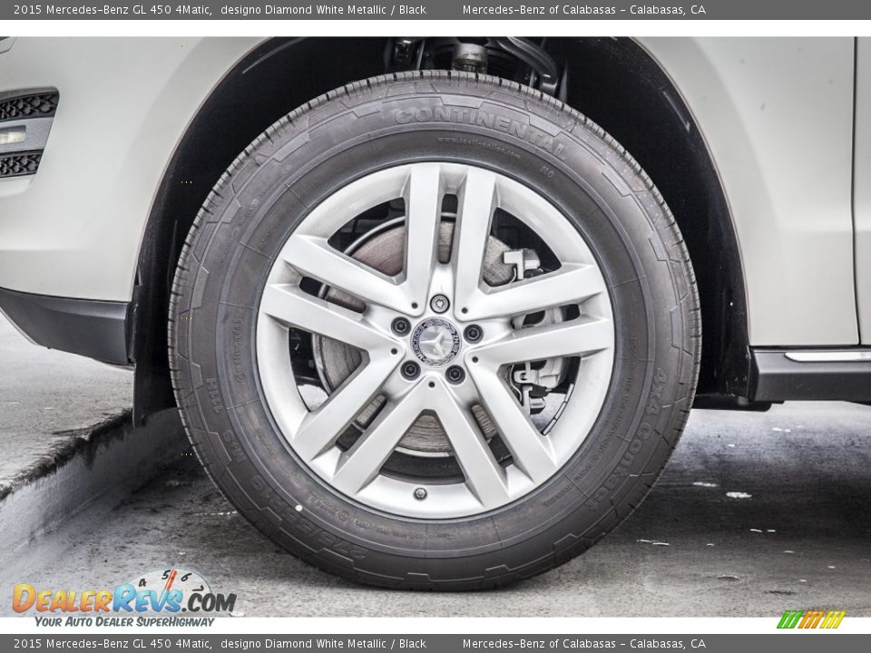 2015 Mercedes-Benz GL 450 4Matic designo Diamond White Metallic / Black Photo #10