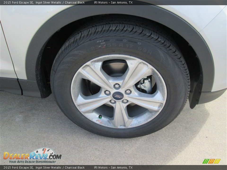 2015 Ford Escape SE Ingot Silver Metallic / Charcoal Black Photo #3