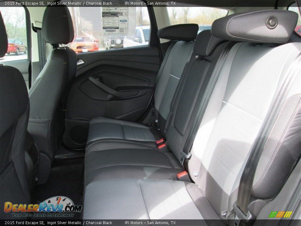 2015 Ford Escape SE Ingot Silver Metallic / Charcoal Black Photo #21